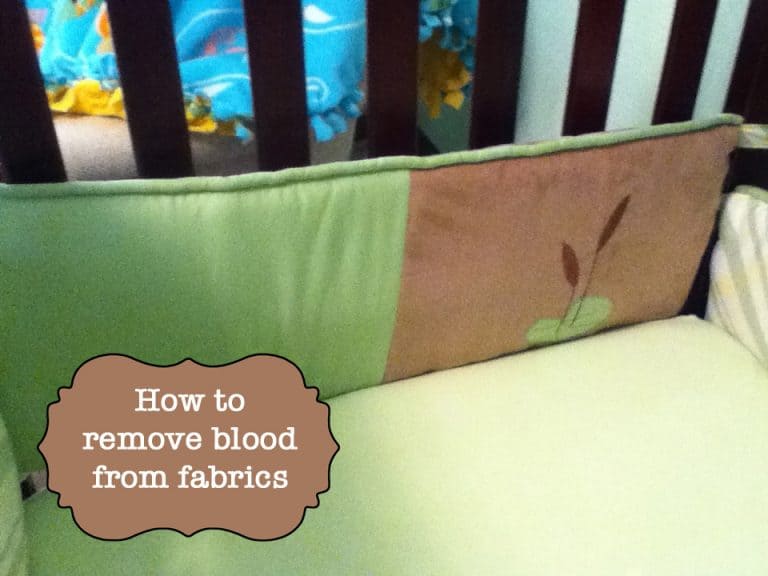 Removing Blood from Fabrics (So easy!)