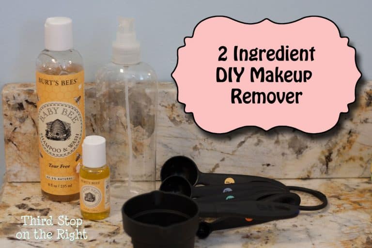 2 Ingredient DIY Makeup Remover #savingmoney