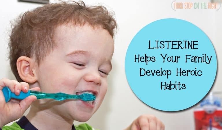 LISTERINE Helps Your Family Develop Heroic Oral Care Habits (With Printable Chart!)