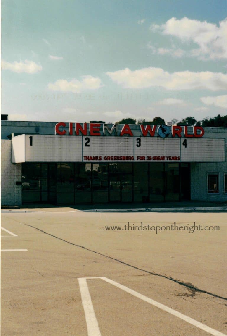 Remembering Cinema World in Eastgate Plaza (Greensburg, PA)