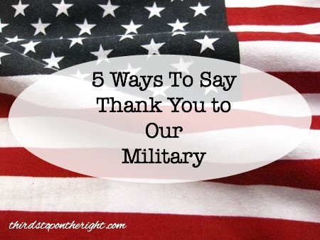 5 Ways To Say Thank You To Our Military Personnel #DECares