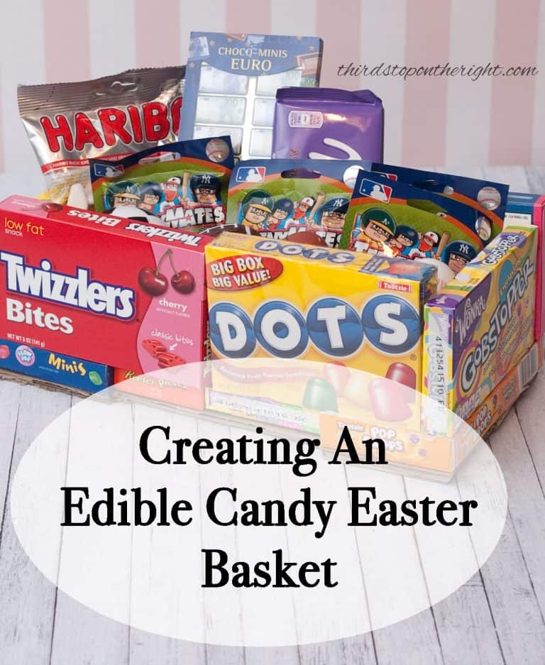 Create Cute Edible Candy Easter Baskets for Your Kids