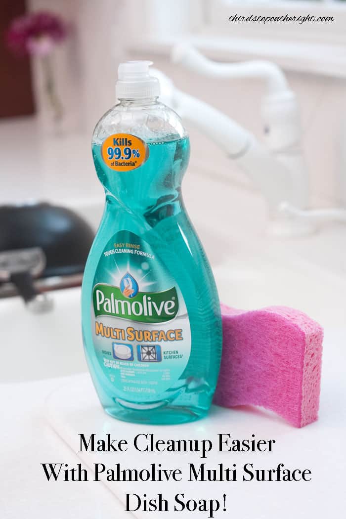 Make Cleanup Easier With Palmolive® Multi Surface Dish Soap!