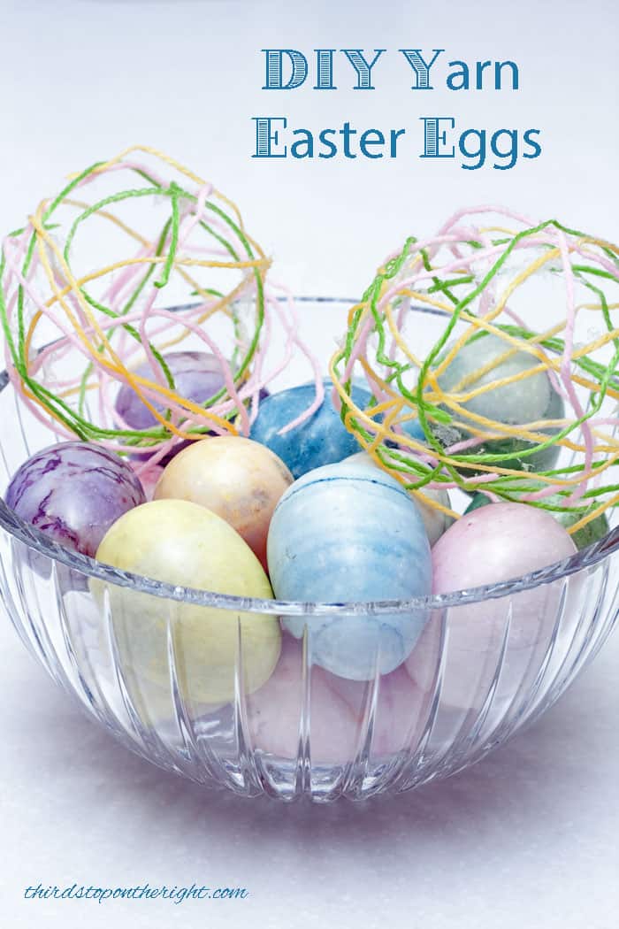 Create Festive Yarn Easter Eggs With Your Kids