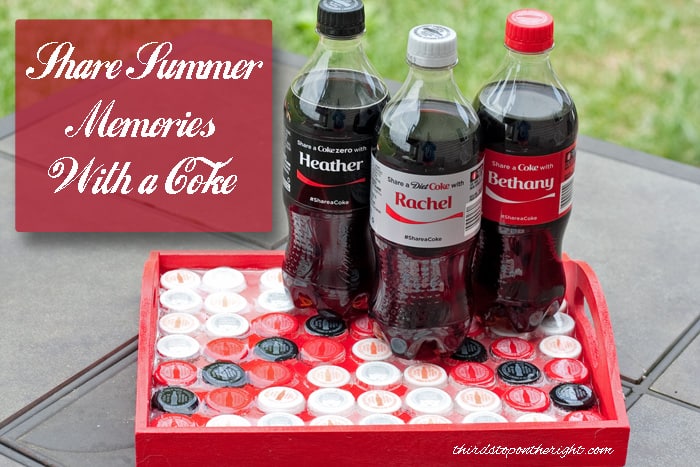 Share Summer Memories With A Coca-Cola & a DIY Bottle Cap Tray