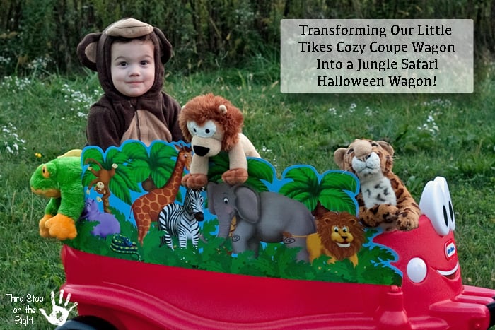 Transforming Our Little Tikes Wagon Into A Safari-Themed Wagon