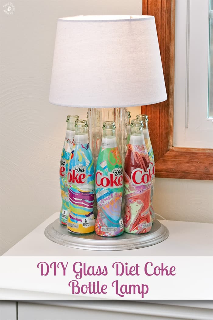 Making a DIY Lamp from Glass Coca Cola Bottles