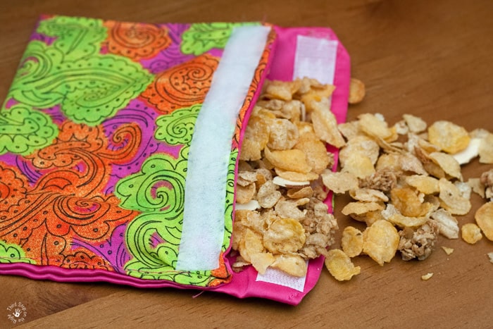 Creating a Reusable Fabric Snack Bag for Cereal