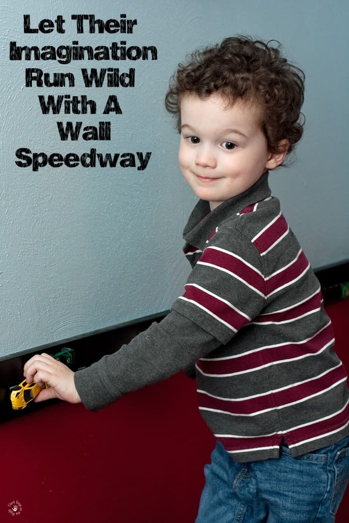 Let Their Imagination Run Wild With a Wall Speedway