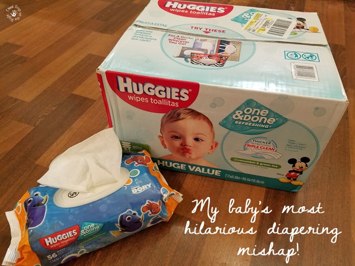 My baby’s most hilarious diapering mishap!