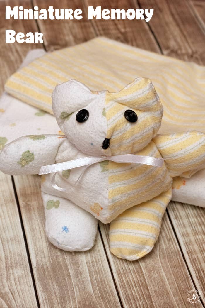 Miniature Baby Clothes Memory Bear
