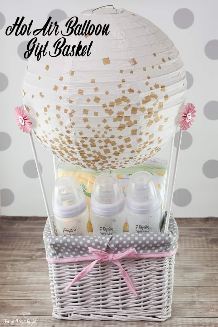 Make a Hot Air Balloon Gift Basket