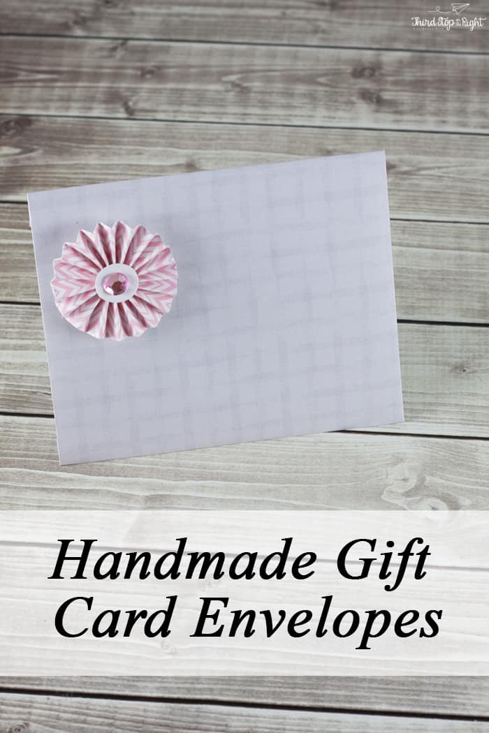 Making a Handmade Gift Card Presentation Envelope