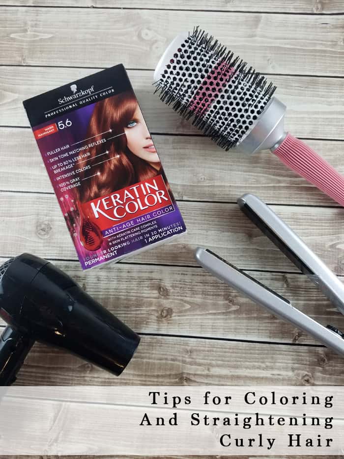 Tips for Coloring and Straightening Curly Hair