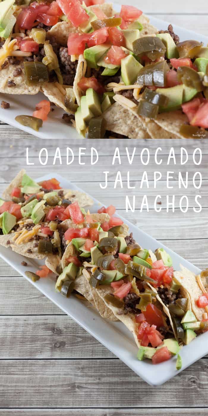 Easy Avocado and Jalapeño Loaded Nachos