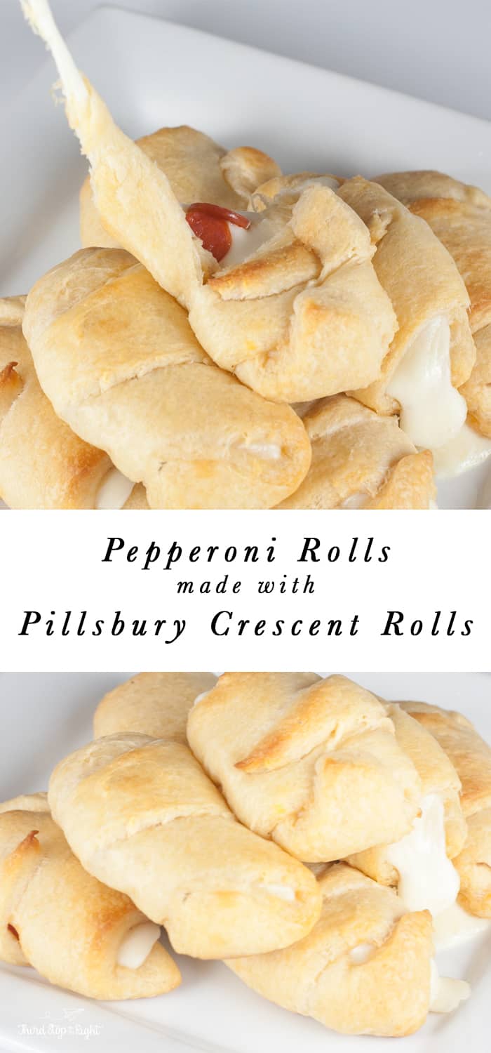 Easy Pillsbury Crescent Roll Pepperoni Rolls