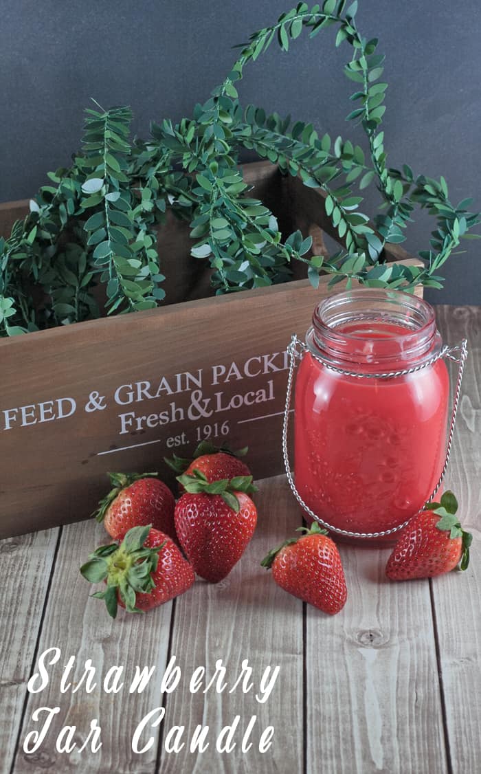 Summer Strawberry Soy Jar Candle