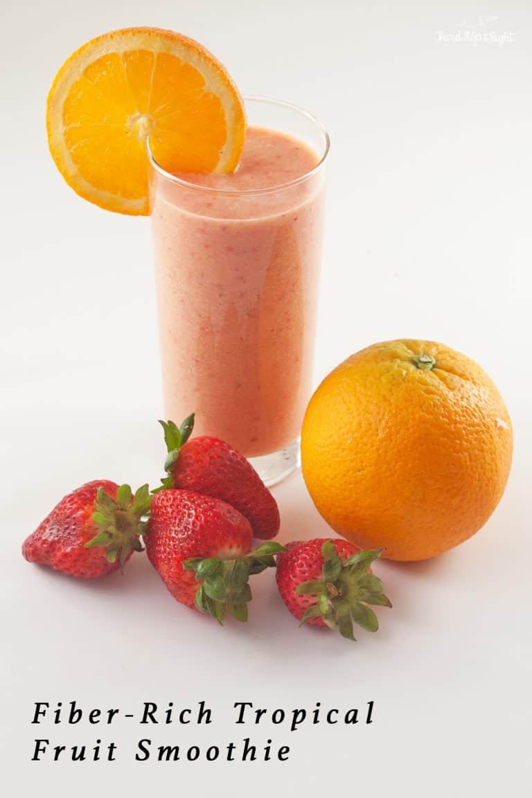 Stay Regular with a Fiber-Rich Tropical Fruit Smoothie