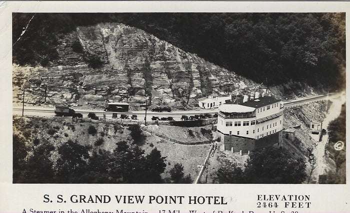 Aerial View of the Ship Hotel