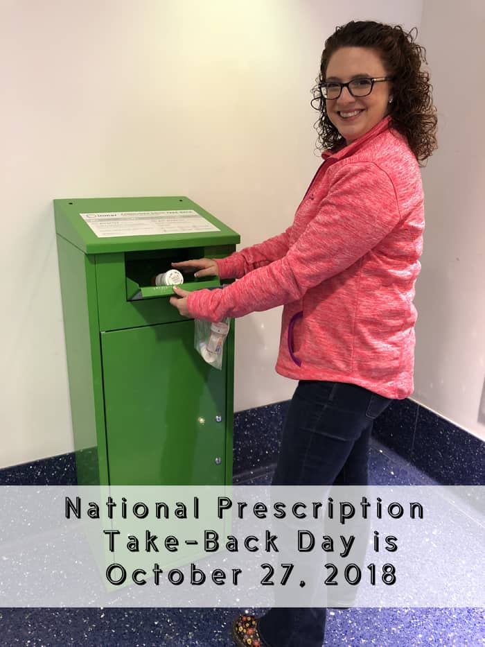 National Prescription Drug Take-Back Day is October 27