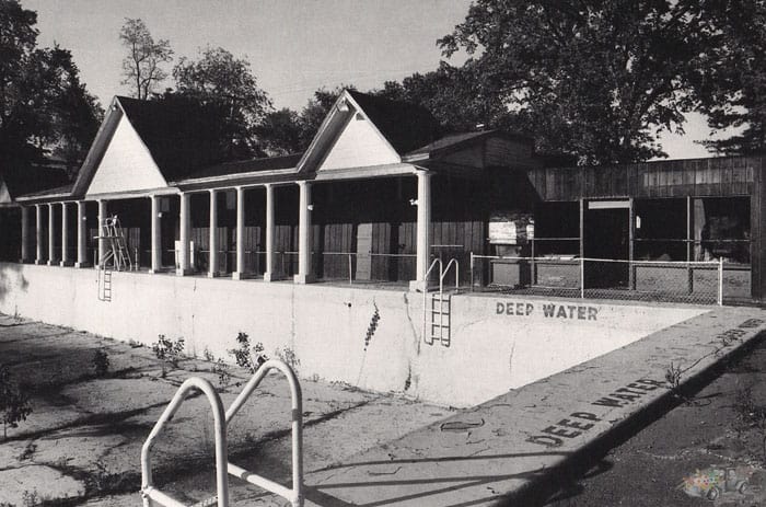 Abandoned Blue Dell Swimming Pool