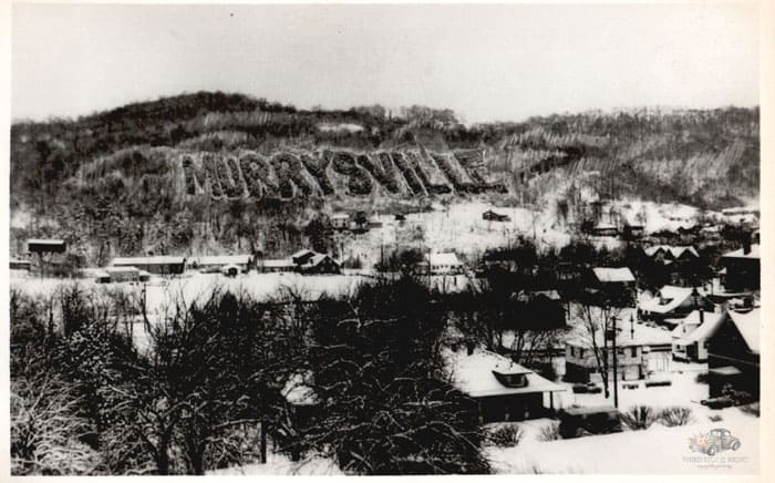 Vintage View of the Murrysville Tree Sign