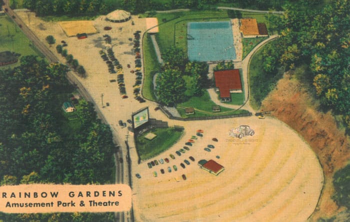 Aerial View of Rainbow Gardens