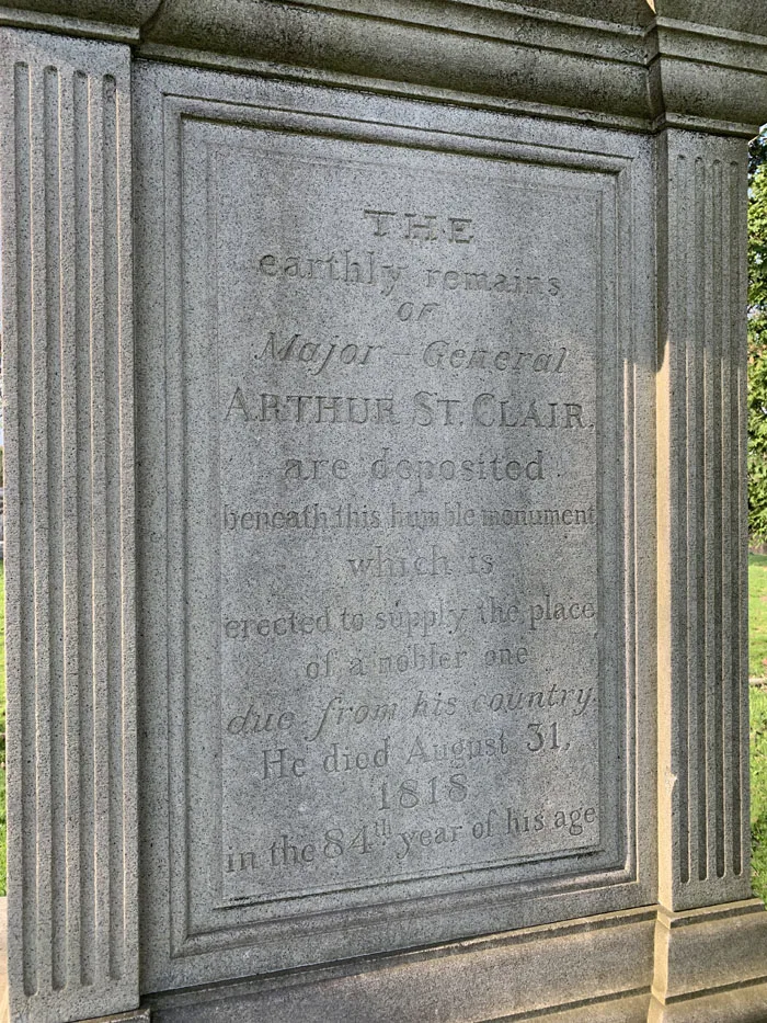 Arthur St. Clair grave