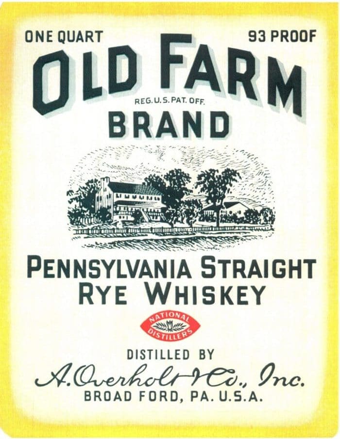 Old Farm Brand Whiskey Advertisement